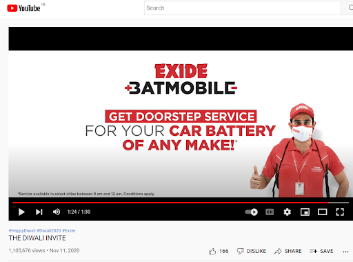 Marketing Strategy of Exide Industries - Campaign 3