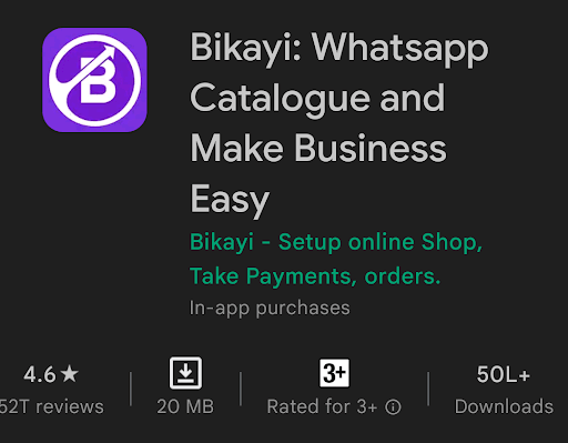 Marketing Strategy of Bikayi - Mobile App