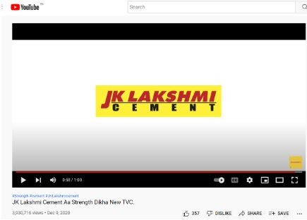 Marketing Strategy of JK Lakshmi Cement - Campaign 2
