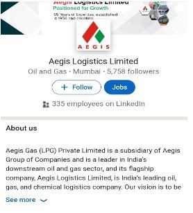 Marketing Strategy of Aegis Logistics - LinkedIn