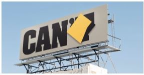 Marketing Campaign of the Commonwealth bank with CAN’T being replaced with CAN