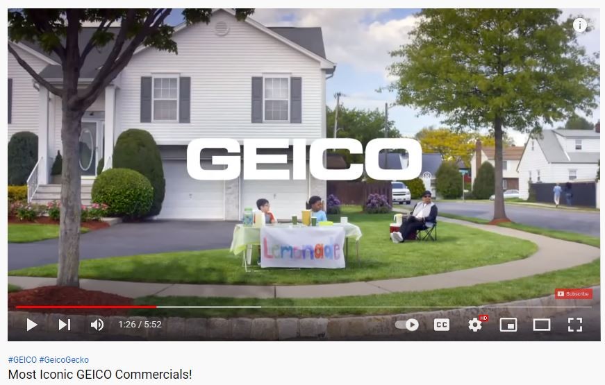 Marketing Strategy of GEICO - Ad commercials
