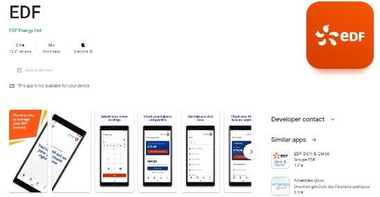 Marketing Strategy Of Edf | Mobile Application