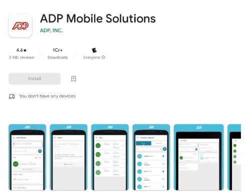 Marketing Strategy of ADP - Mobile APp