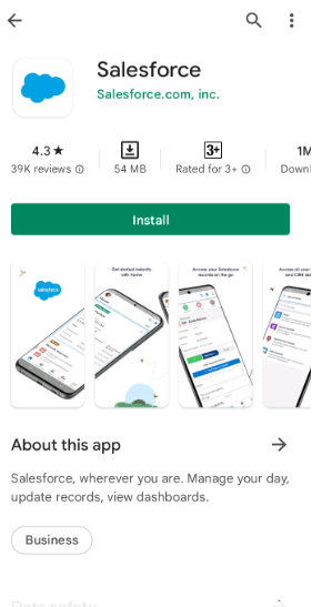 Marketing Strategy of Salesforce - Mobile App