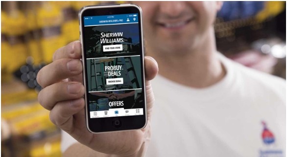 marketing strategy of Sherwin Williams - Mobile App