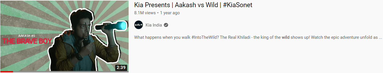 Marketing Strategy Of Kia - Aakash vs wild