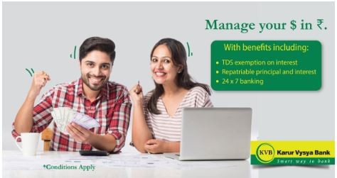 Marketing Strategy Of Karur Vysya Bank - Manage your $ in ₹ Campaign by KVB