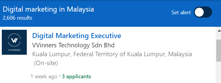 Digital marketing salary in Malaysia - Job opportunities in Malaysia