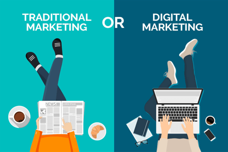 Digital Marketing vs Traditional Marketing in Nepal - Digital Marketing vs Traditional Marketing