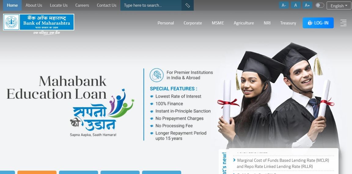 Marketing Strategy Of Bank Of Maharashtra - bmo web
