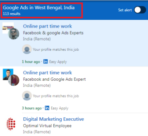 Google Ads Courses in Kolkata - Job Statistics