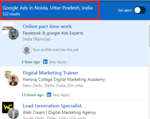 Google Ads Courses in Noida - Job Statistics