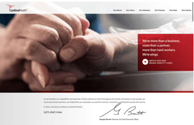 marketing strategy of cardinal health - wings campaign