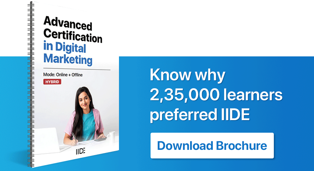 Digital Marketing Courses - IIDE Course Brochure