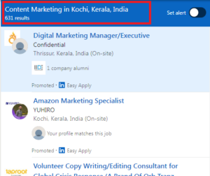 Content Marketing Courses in Kochi - Job Statistics