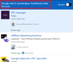 Google Ads Courses in Jamshedpur - Job Statistics