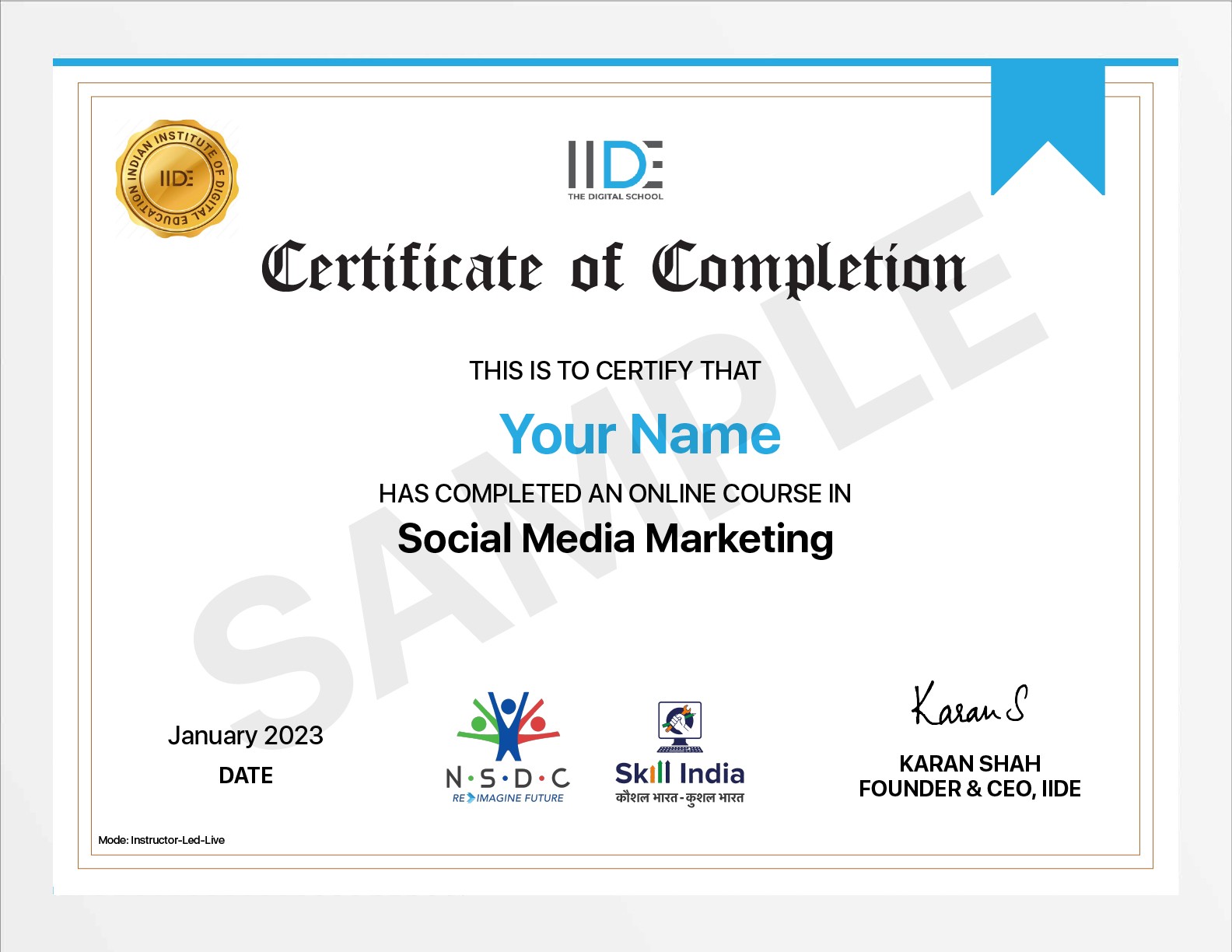 Social Media Marketing Course Online - Certificate