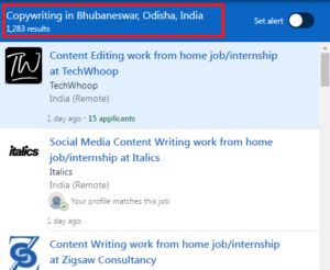 Copywriting Courses in Bhubaneswar - Job StatisticsCopywriting Courses in Bhubaneswar - Job Statistics