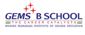 MBA in digital marketing in Bangalore - Gems B school logo