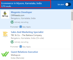 Ecommerce Courses in Mysore - Job Statistics