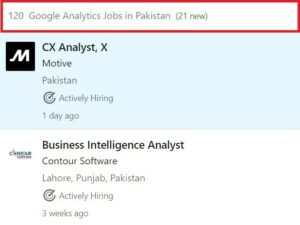 Google Analytics Courses in Lahore - Jobs