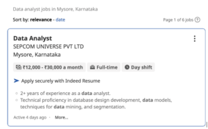 Google Analytics Courses in Mysore - Jobs