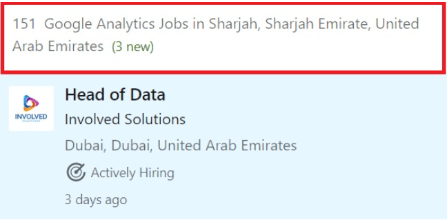 Google Analytics Courses in Sharjah - Jobs