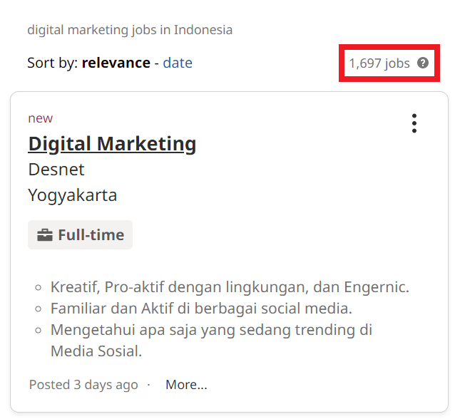 Digital Marketing Careers in Palangkaraya - Featured Image