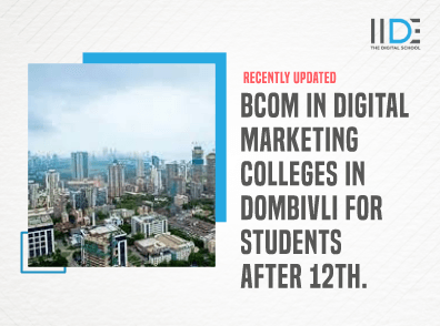 BCom in Digital Marketing Colleges In Dombivli