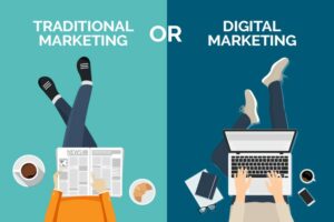 Digital Marketing for Small Businesses in Delhi - Comparison between traditional marketing and digital marketing
