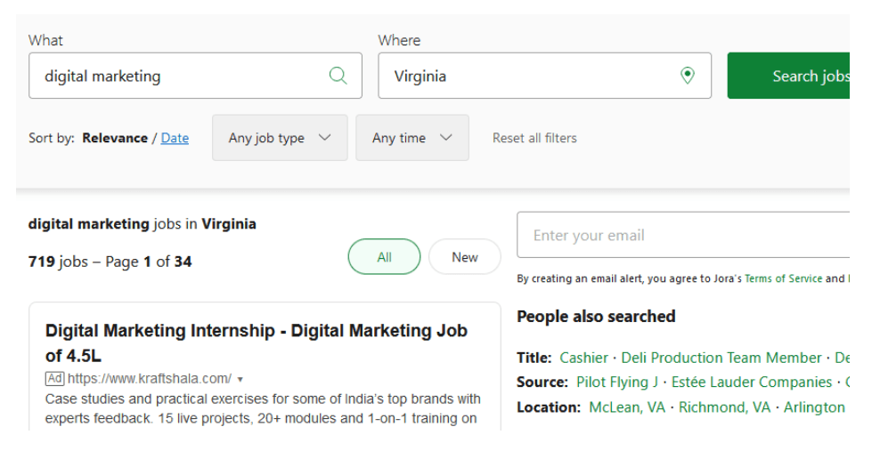 MBA in digital marketing in Virginia 