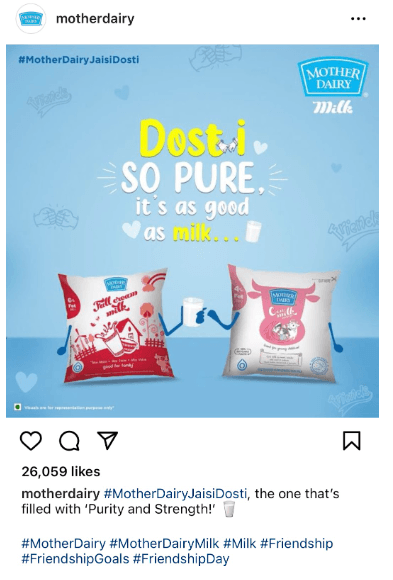 marketing mix of mother dairy