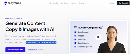 Copymatic.AI logo - AI in Digital Marketing
