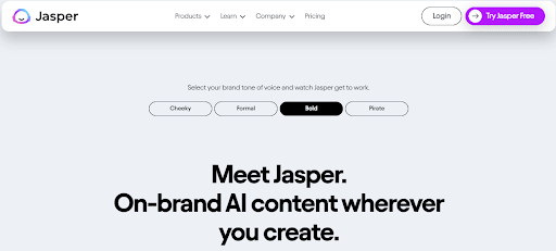 Jasper AI - AI in Digital Marketing
