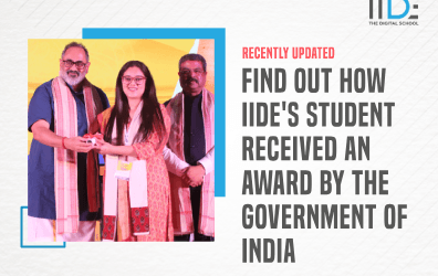 IIDE’s Student Divya Tandon Receives an Award by the Government of India