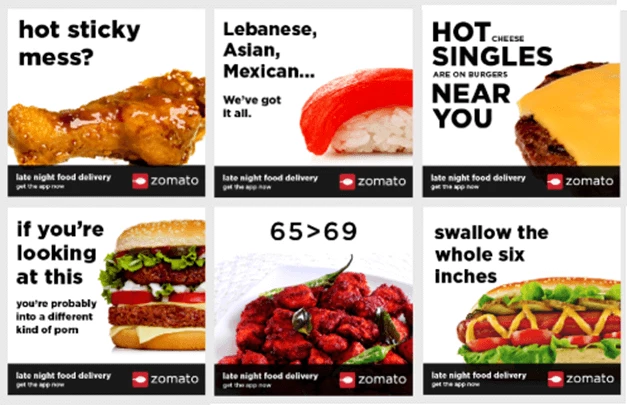 Zomato Marketing Strategy Sarcastic Content