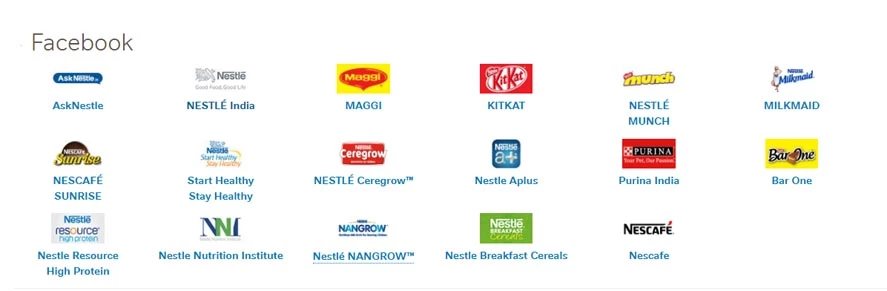 Marketing Strategy of Nestle - A Case Study - Facebook Pages