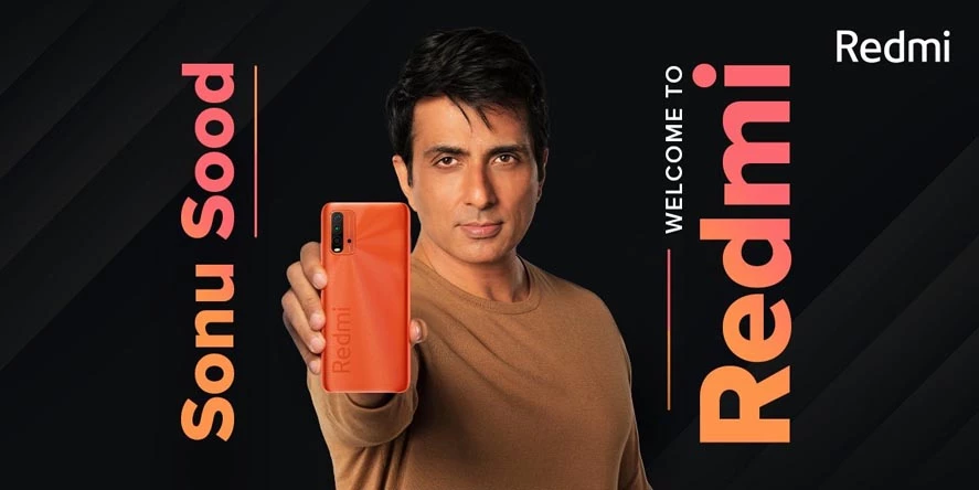 Marketing Strategy of Xiaomi Redmi - A Case Study - Brand Ambassadors - Sonu Sood