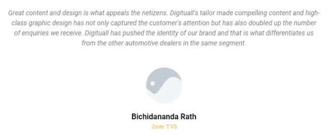 Digital Marketing Agencies in Odisha - Digituall Client Review