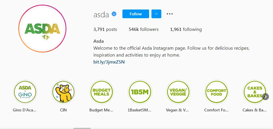 SWOT Analysis of Asda - Asda Social Media Presence