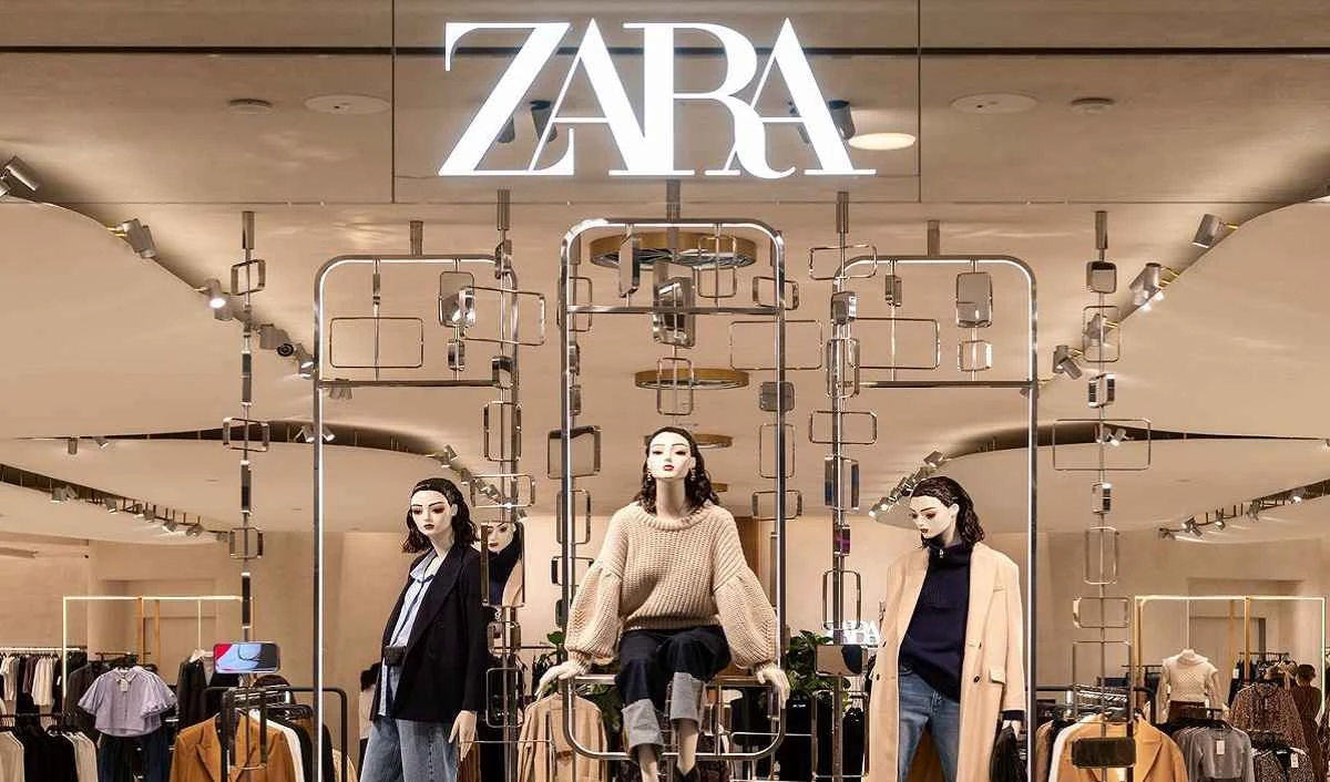 business model of zara - zara store